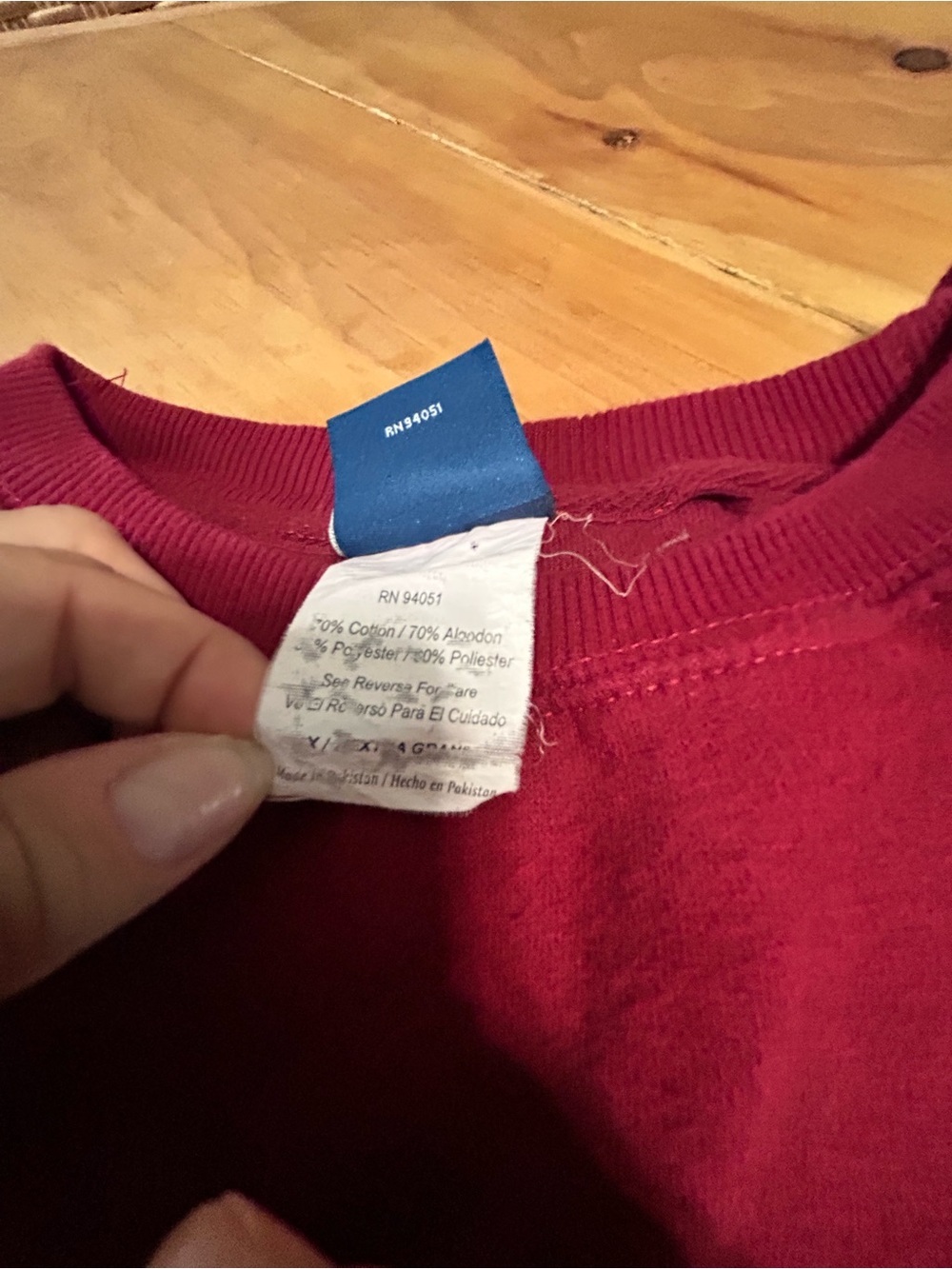 Men’s Crewneck Florida State Sweatshirt - Garnet - Picture 3 of 7